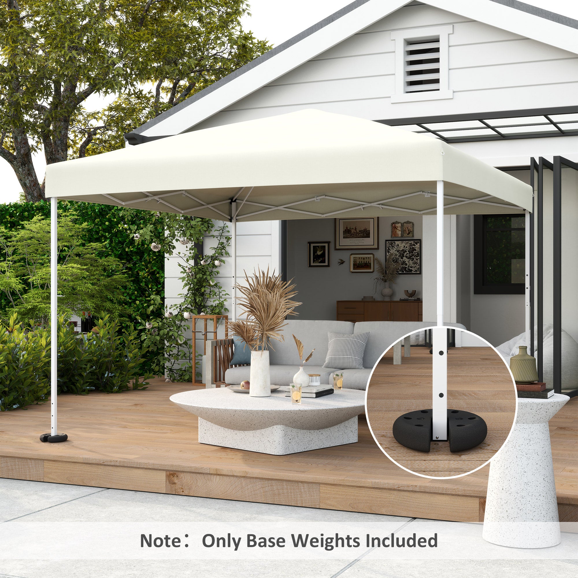 Outsunny Pavillon Gewichte 4er Set 2,2 kg