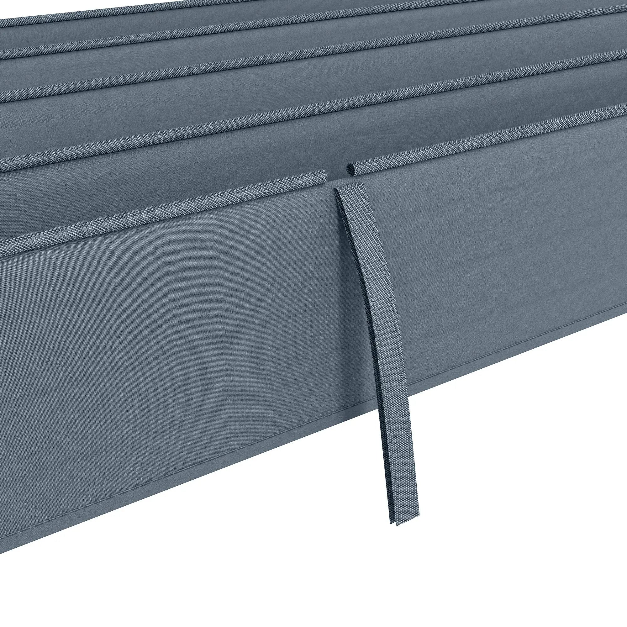 Ersatzdach für Pergola 3x2,5?m, UV-Schutz, Dunkelgrau