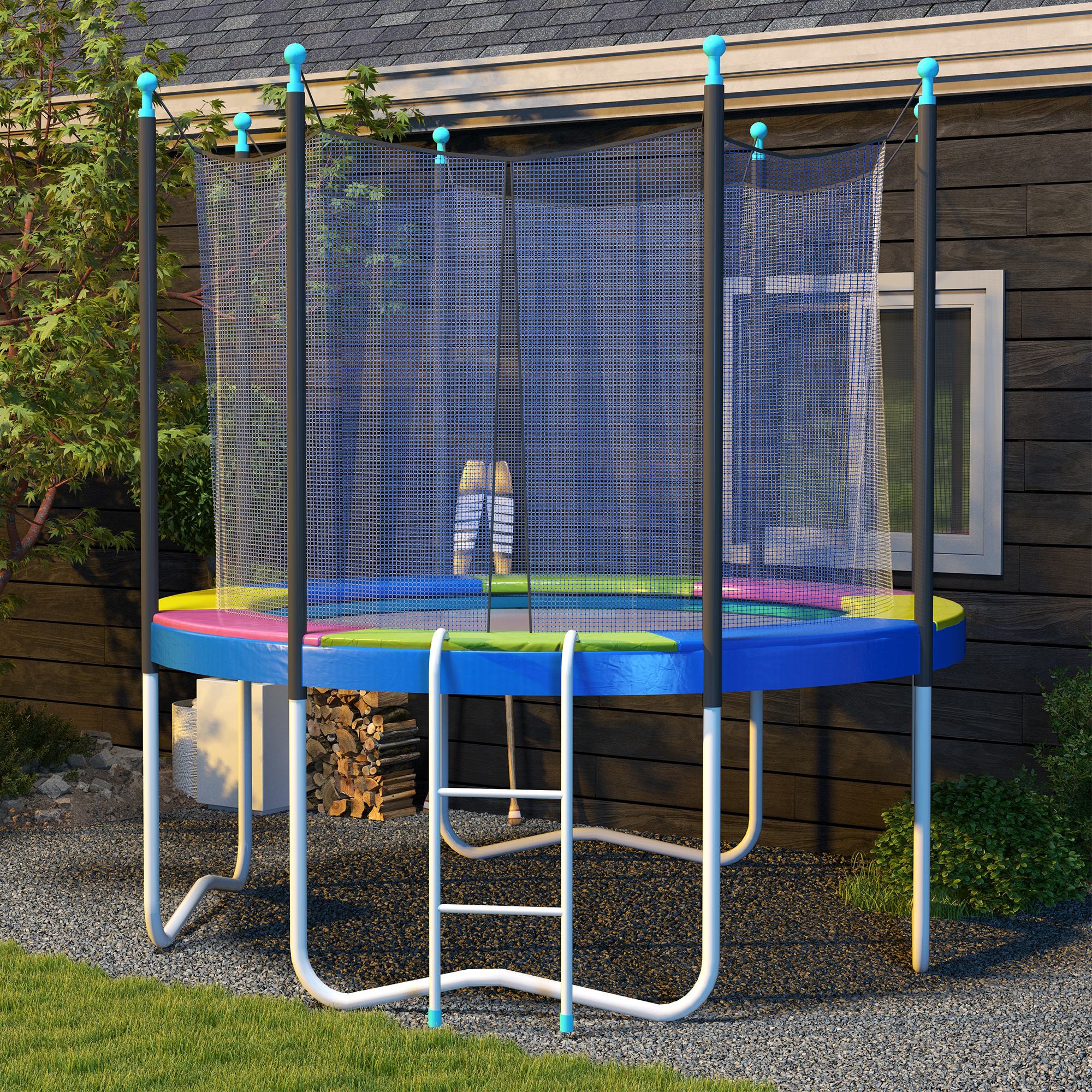 SPORTNOW Ersatz-Randabdeckung für Trampoline, wasserfest, reißfest, Ø244 cm, bunt