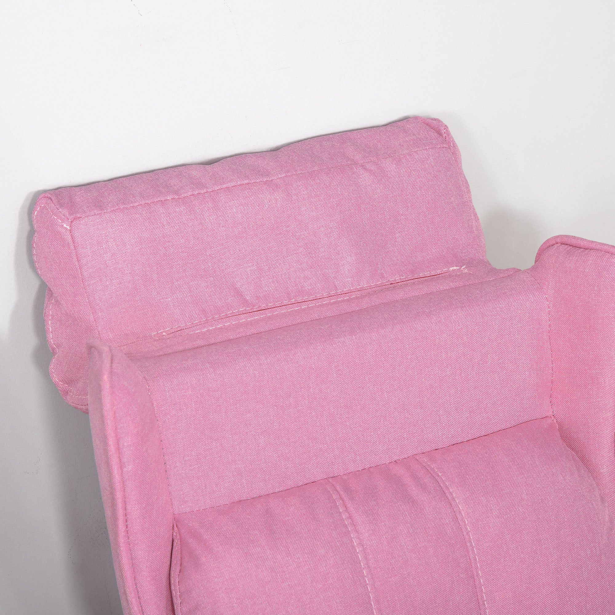HOMCOM Kindersofa Kindercouch Kindersessel Stuhl Liegesofa verstellbar mit Fußstütze für 3-5 Jahre Jungen und Mädchen Rosa 58 x 53 x 70 cm