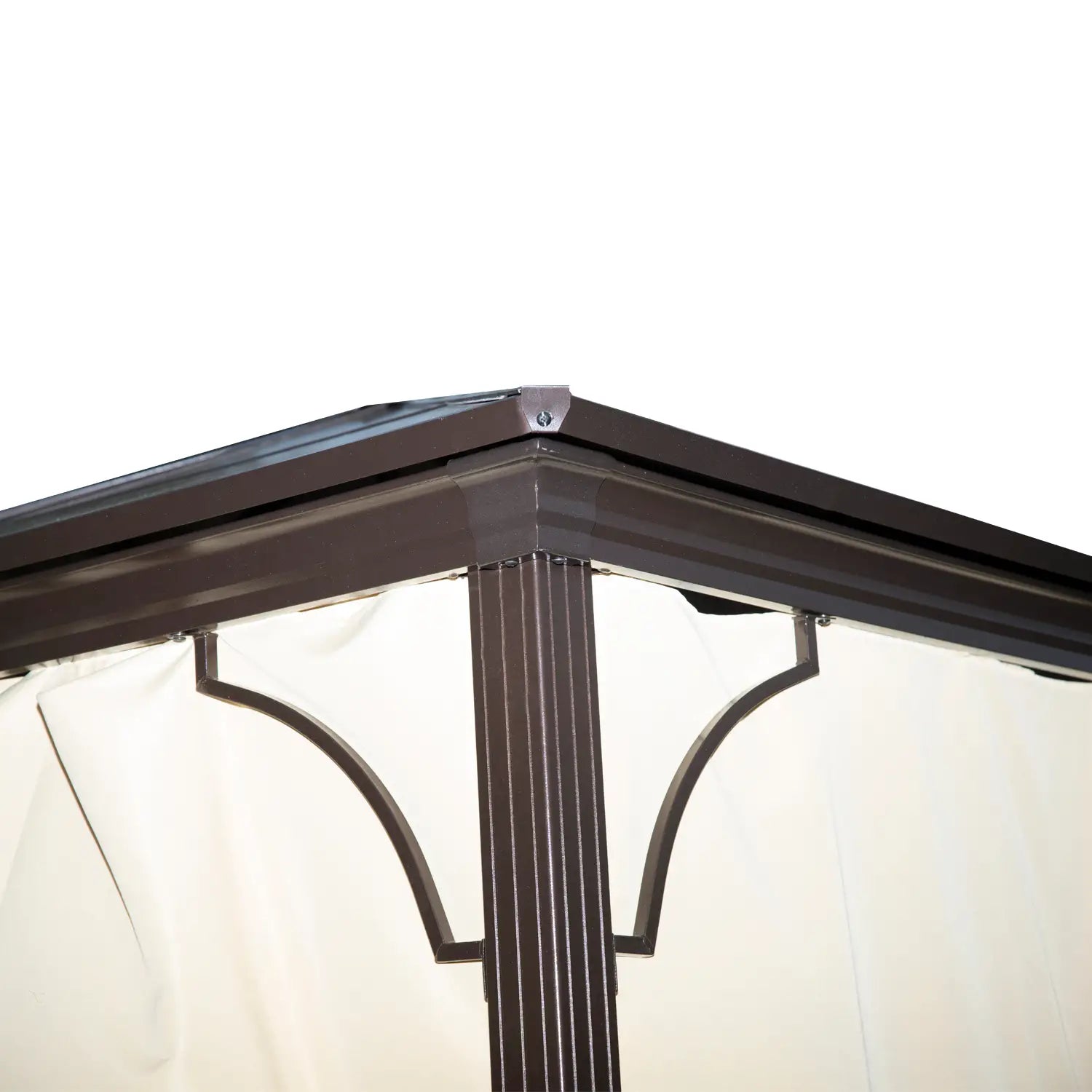Outsunny Luxury Pavilion Garden Pavilion Aluminum Party Tent Garden Tent