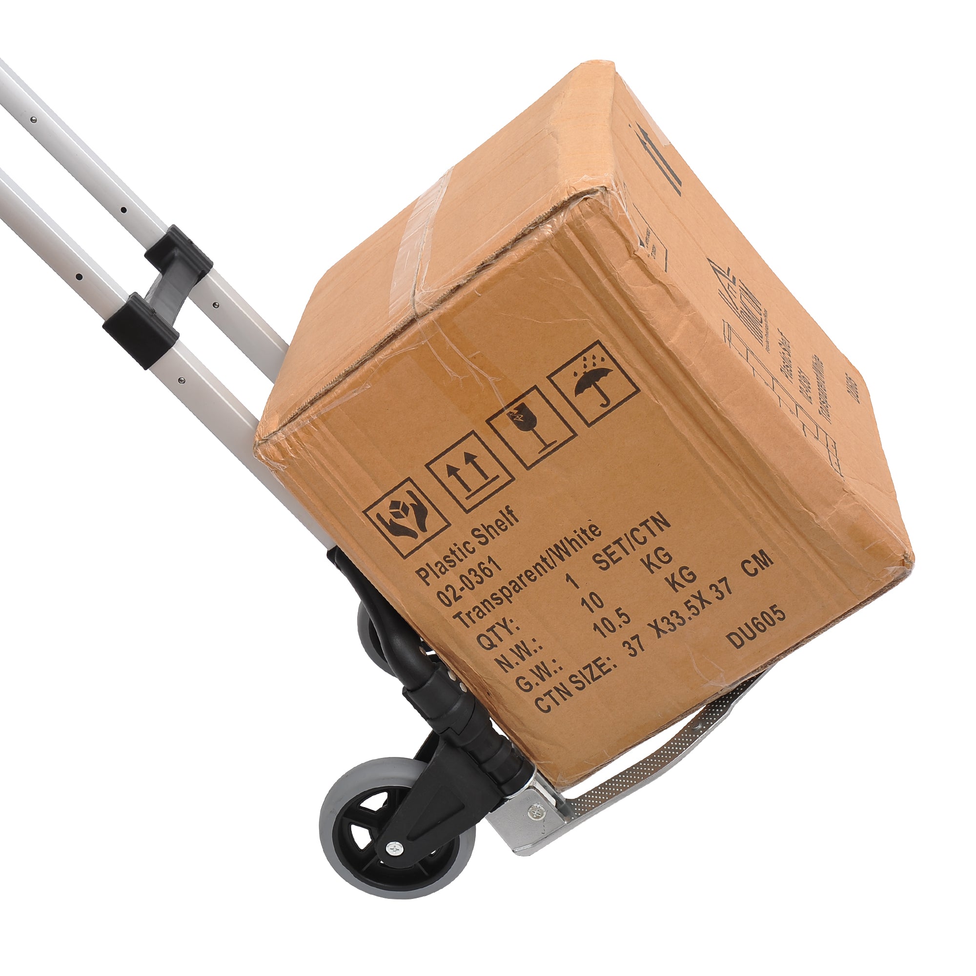 Diable de transport pliable en aluminium HOMCOM