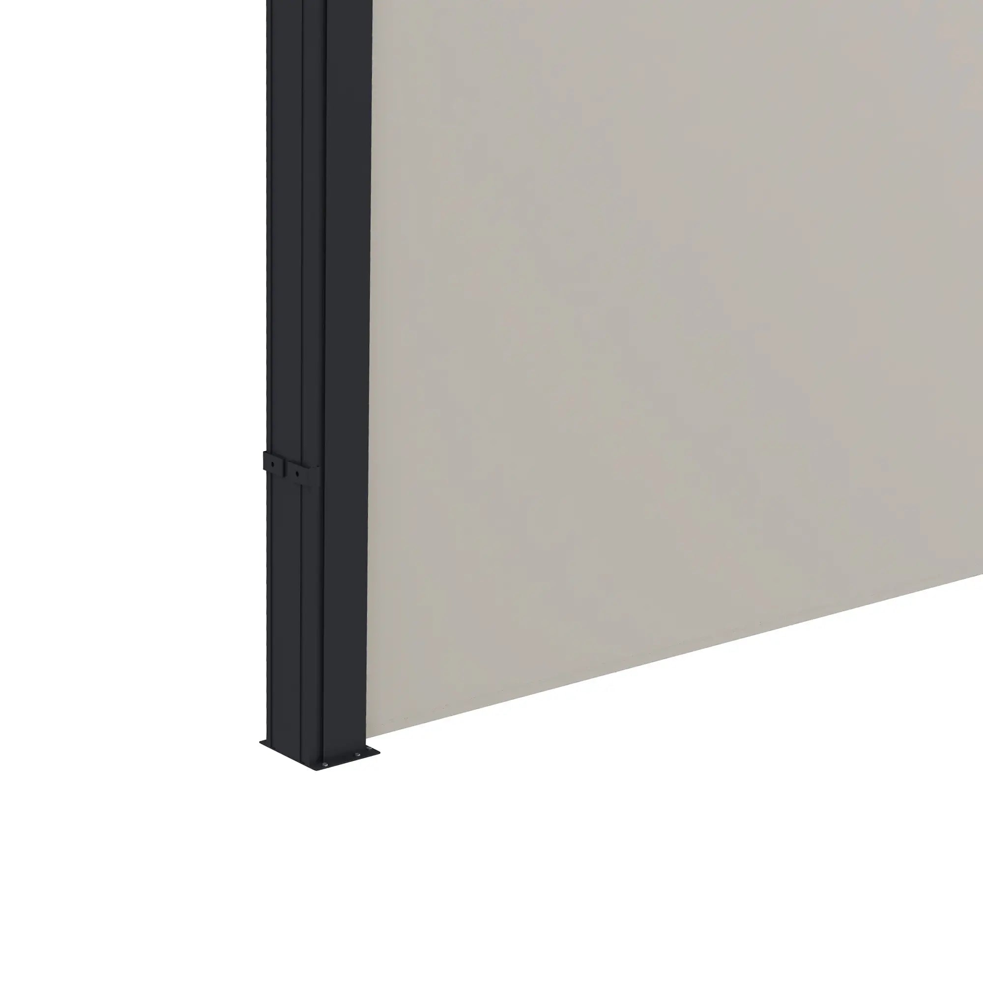 Outsunny Seitenmarkise 300×140 cm Hellgrau