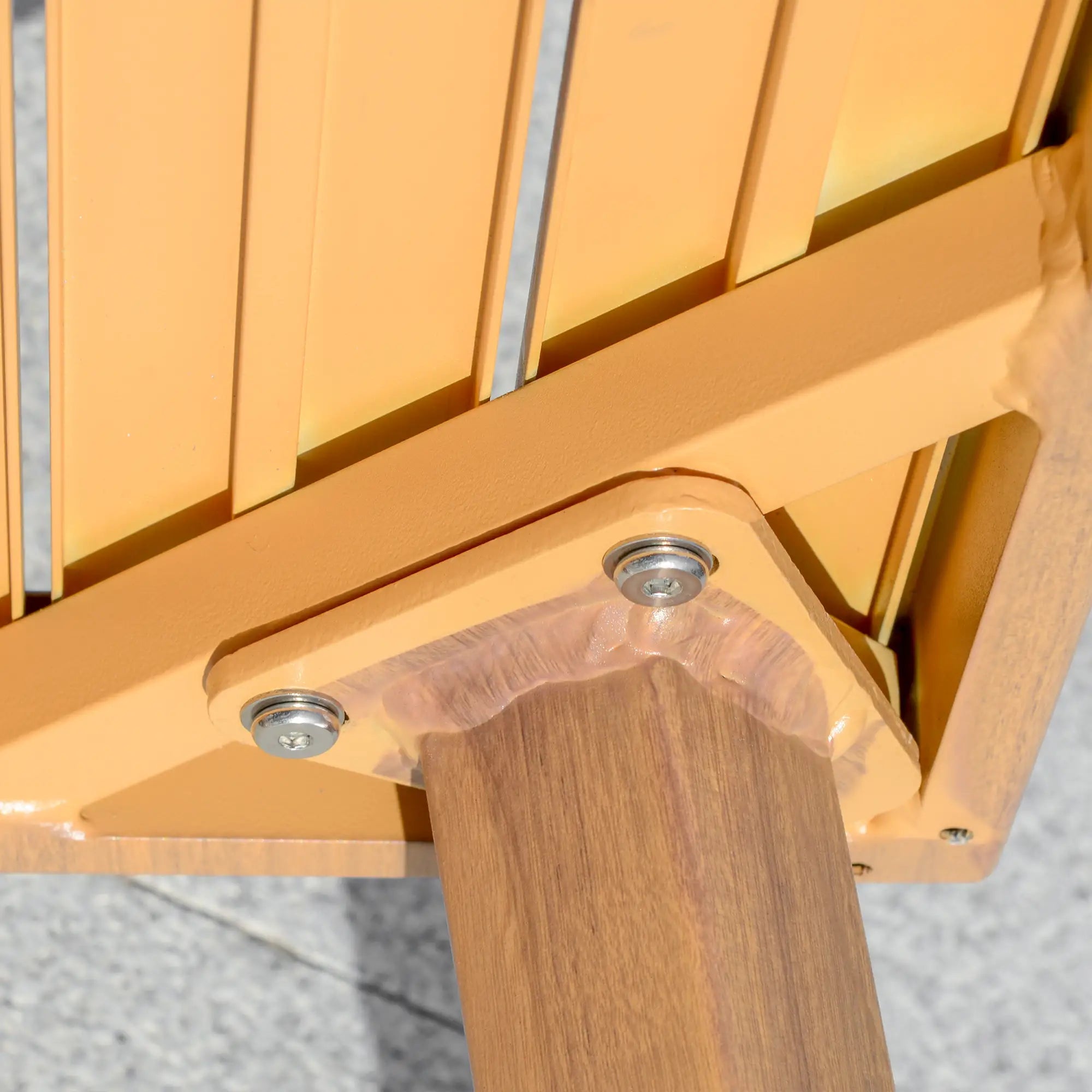 Outsunny Gartenmöbelset 3-tlg. mit Chaiselongue Outdoor Aluminium Naturholz