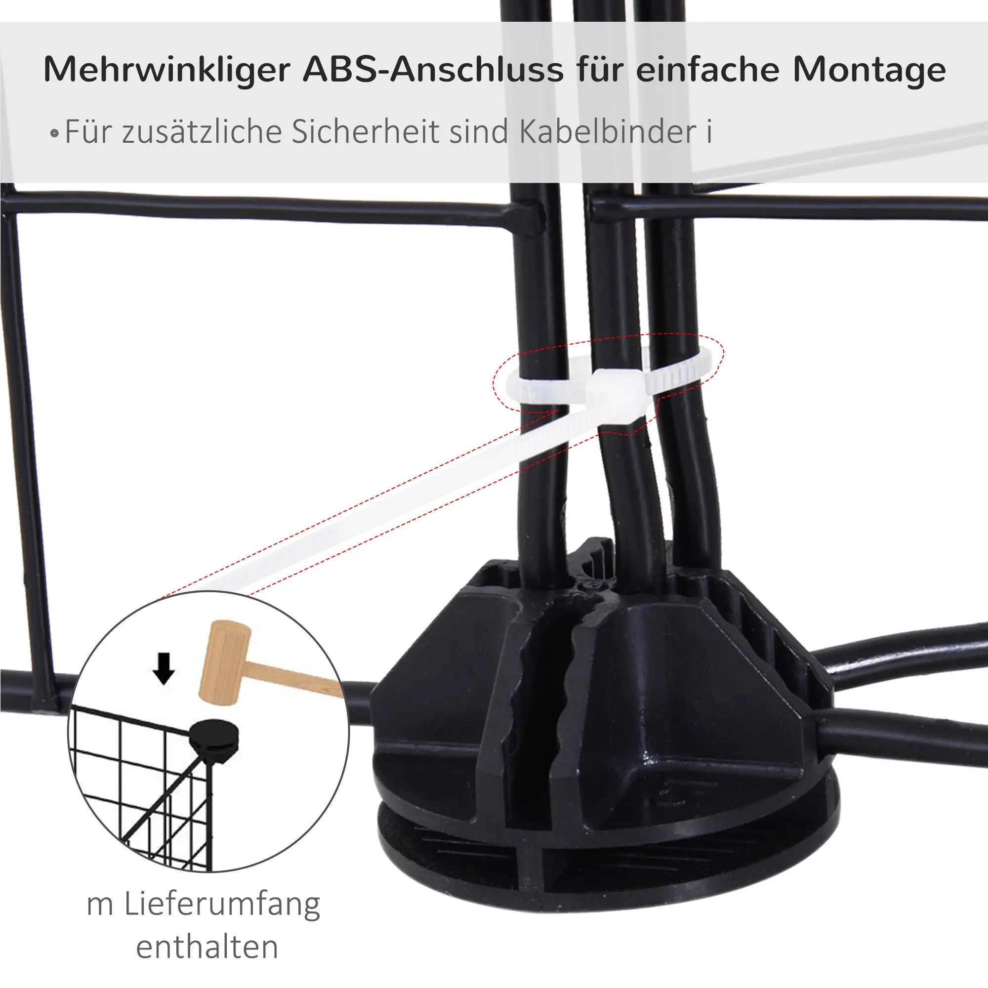 PawHut Freilaufgehege Kleintier flexibel vielseitig einsetzbar