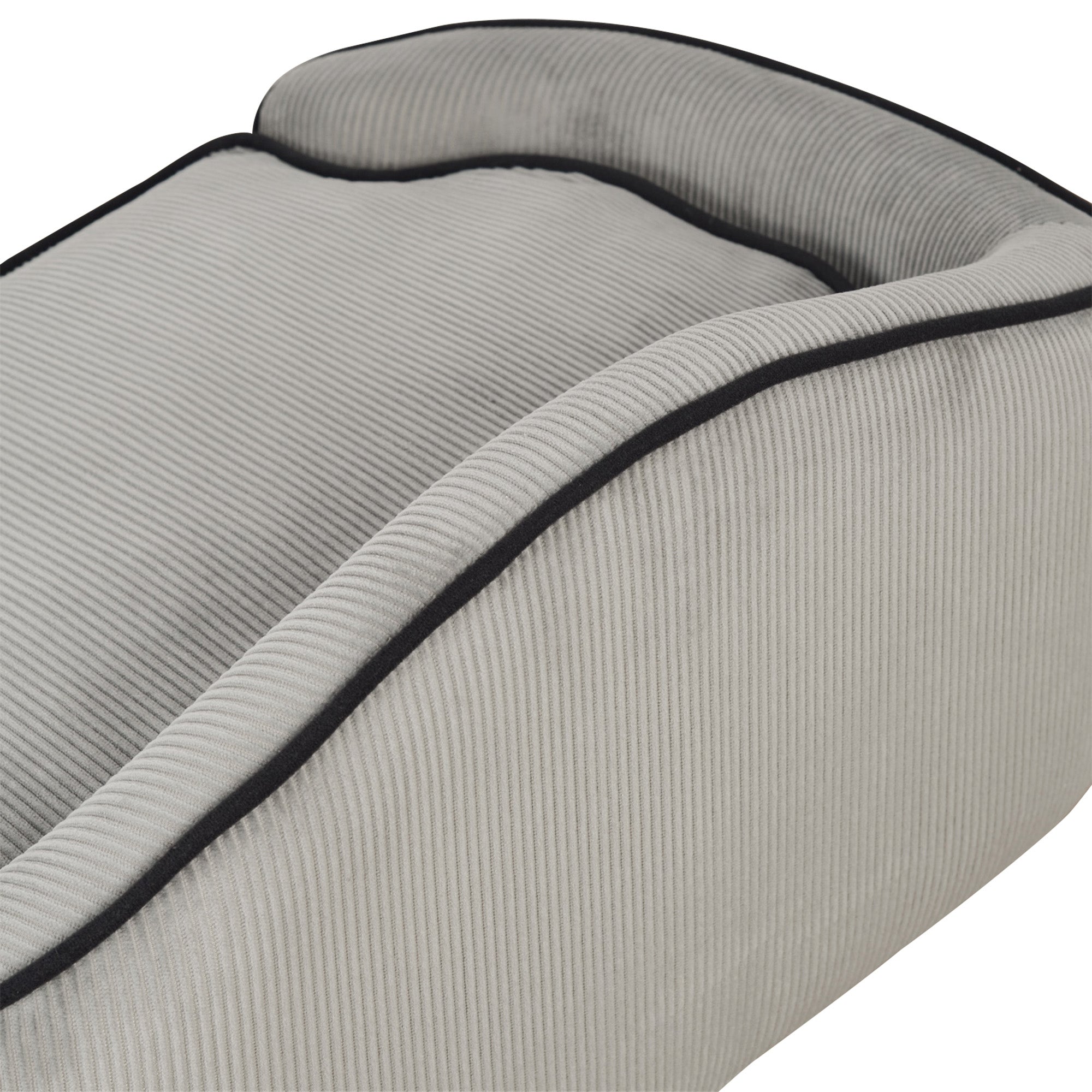 PawHut Haustiersofa, Hundebett, Hundematte, Hundesofa, Naturholz+Plüsch, Grau, 66,5 x 45 x 35,5 cm