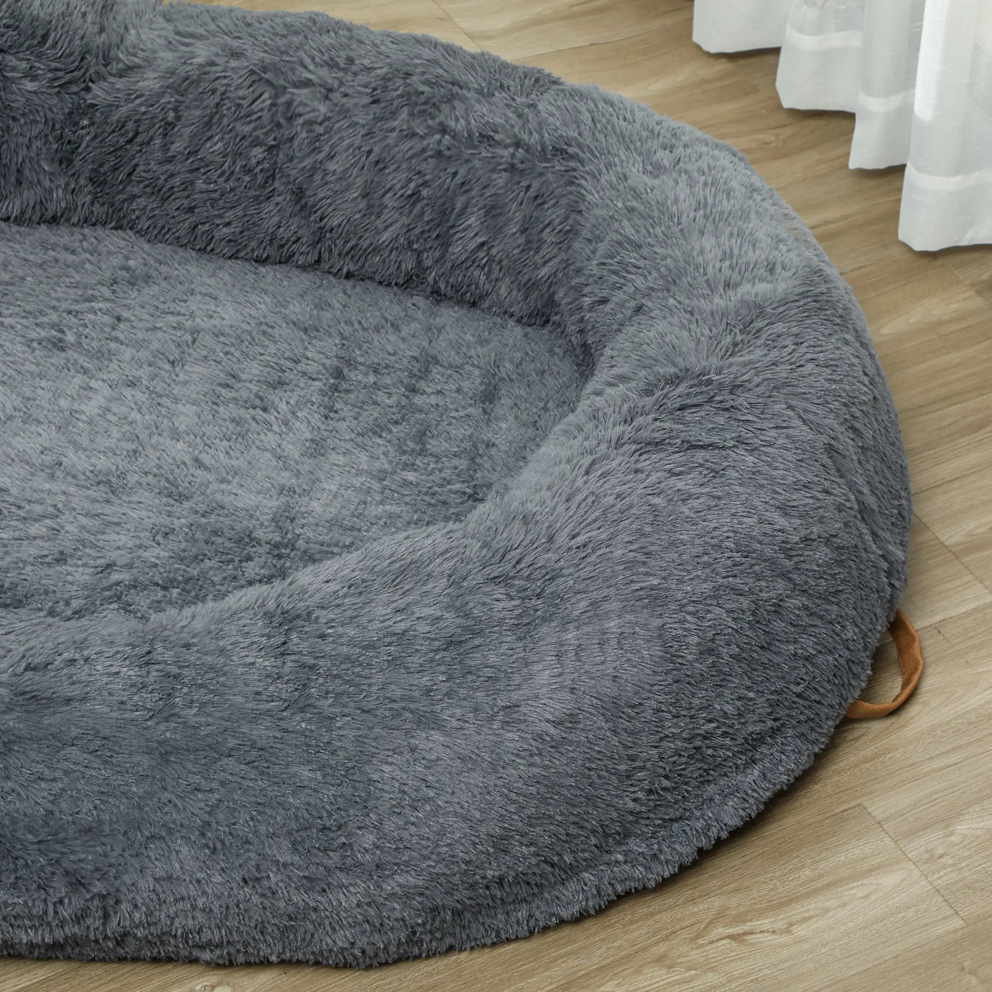 PawHut Hundebett 175x115 cm mit Haltegriff & waschbarem Bezug