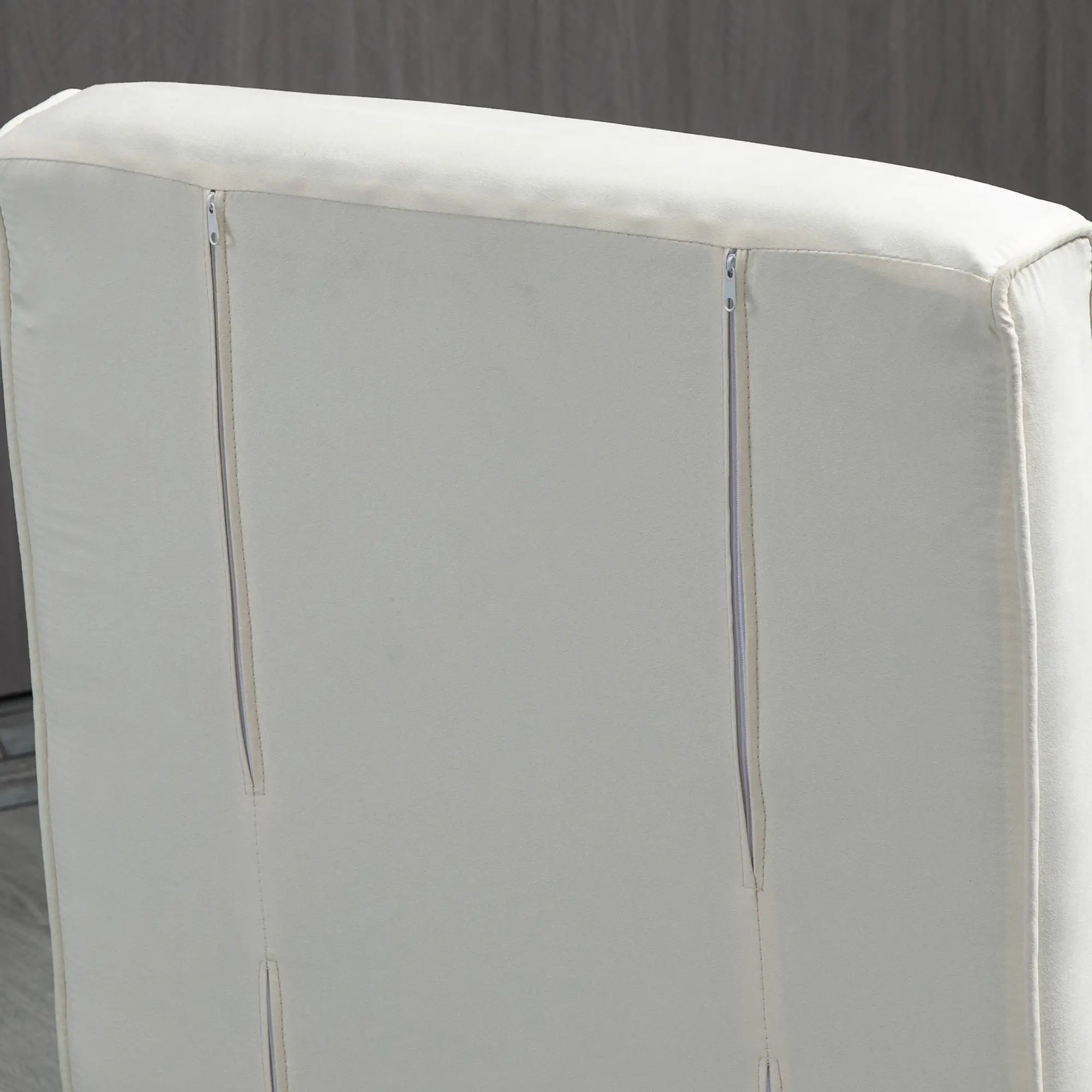 HOMCOM Schlafsessel Schlafsofa 5-fach verstellbar cremeweiß