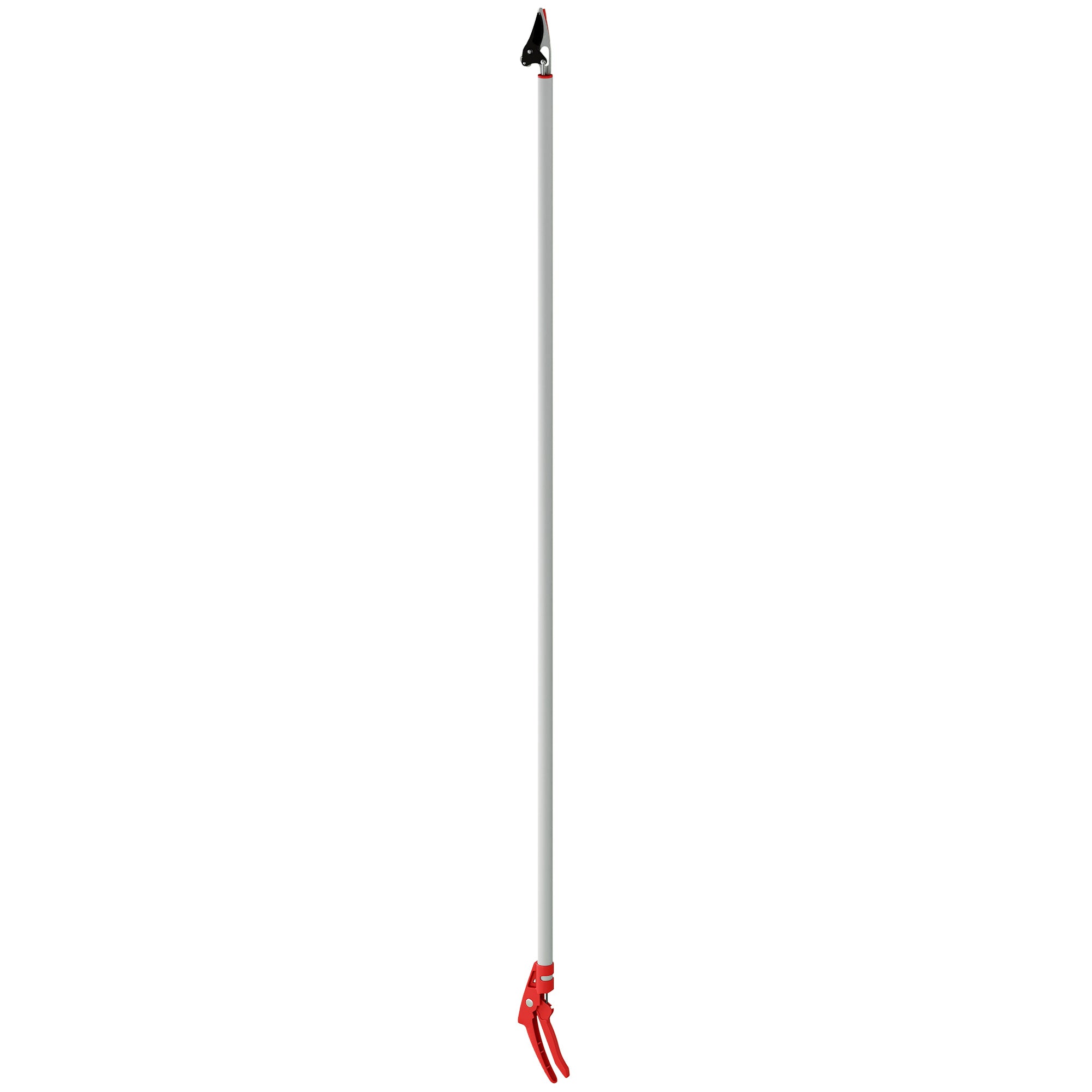 Outsunny 1,8 m Baumschere, Astscheren zum Schneiden, Gartenschneider mit Aluminiumgriff, Langstielige Gartenschere, Rot
