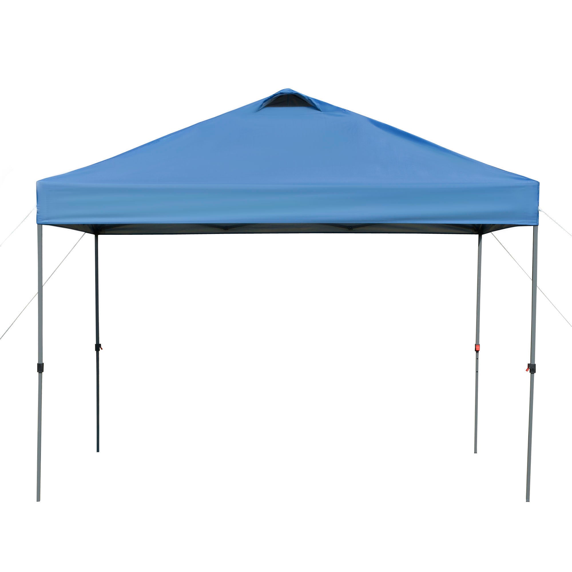 Outsunny Garten-Pavillon, Faltpavillon, Festzelt, Gartenzelt inkl. Heringe Abspannseile, Oxfordstoff, 2,95 x 2,95 x 2,64 m, Blau