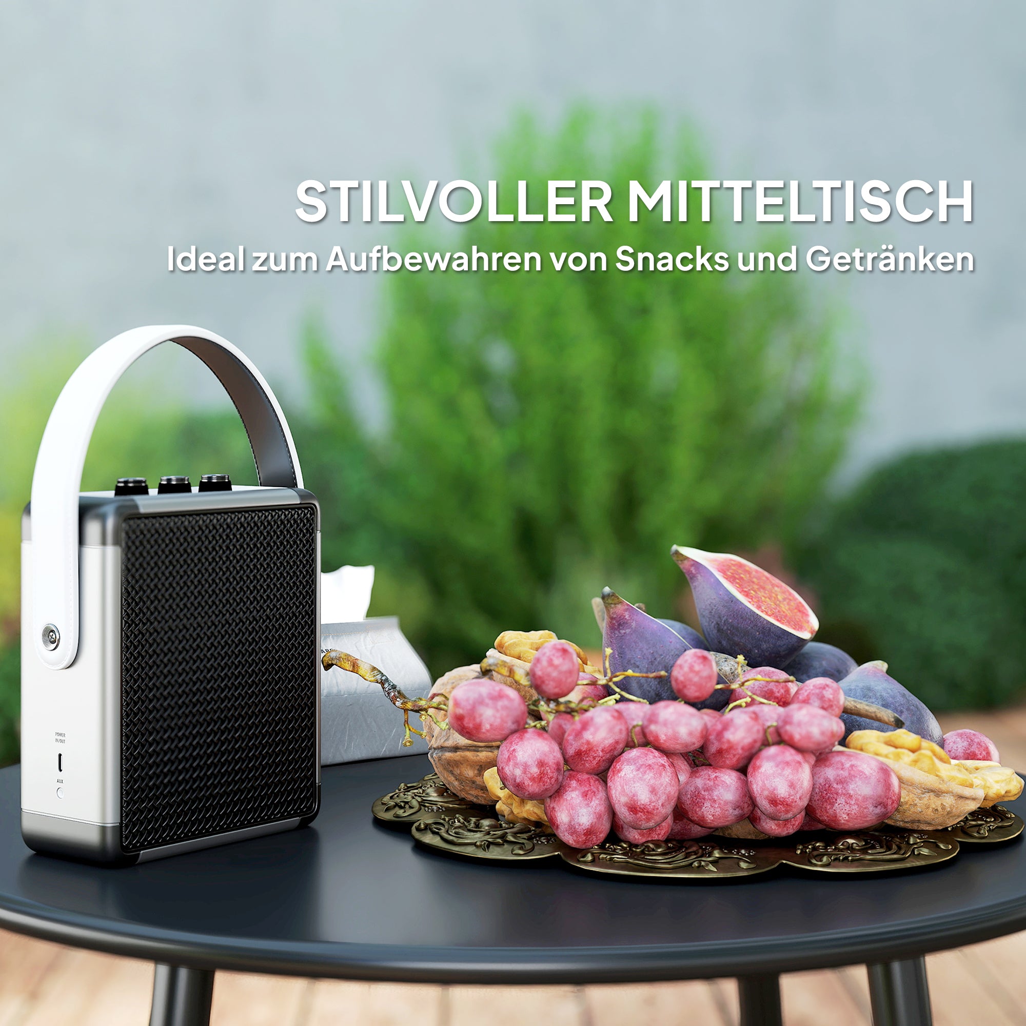 Outsunny Gartenmöbel Set Polyrattan Lounge-Set mit Ecksofa Tisch Kissen für 6 Personen Dunkelgrau