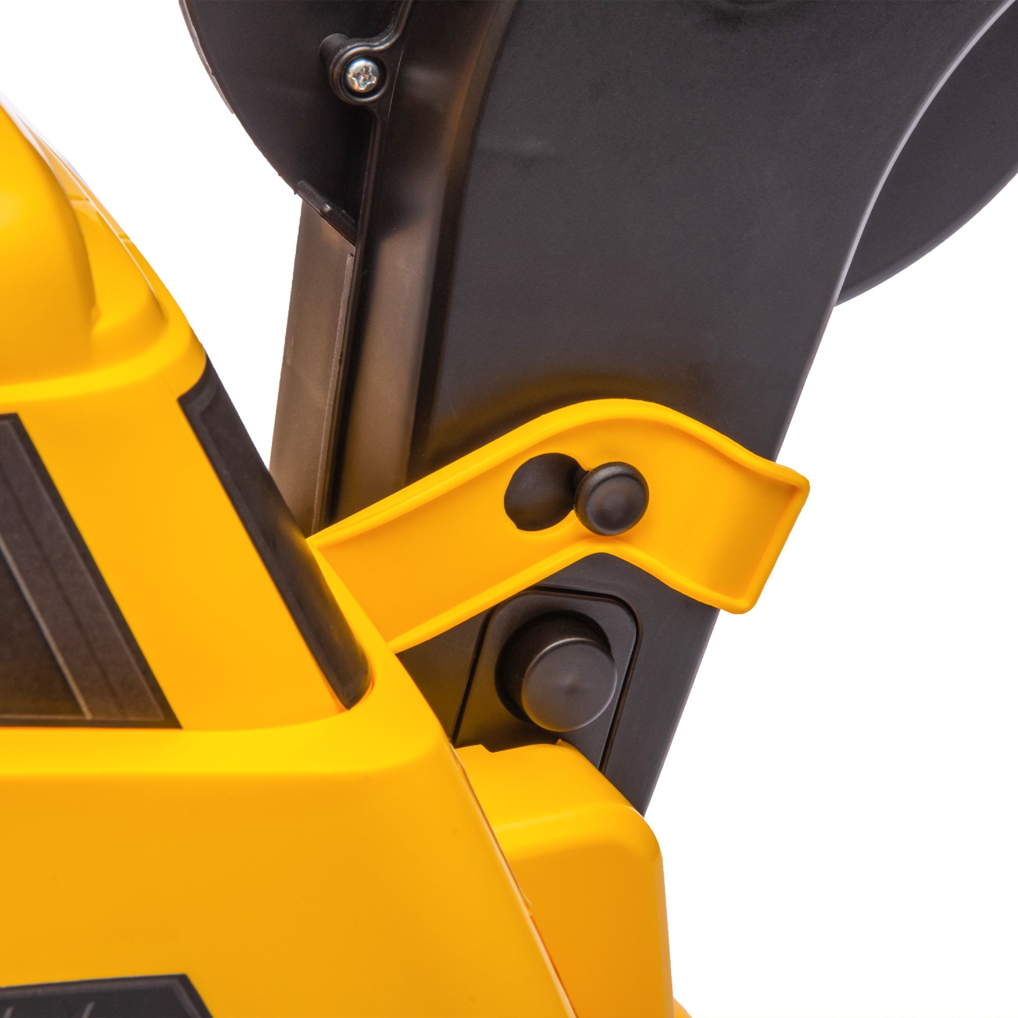 HOMCOM 3-in-1 Kinderrutscher Kinder-Bagger, Musikfunktion, Anti-Kipp-Schutz, Schwarz +Gelb