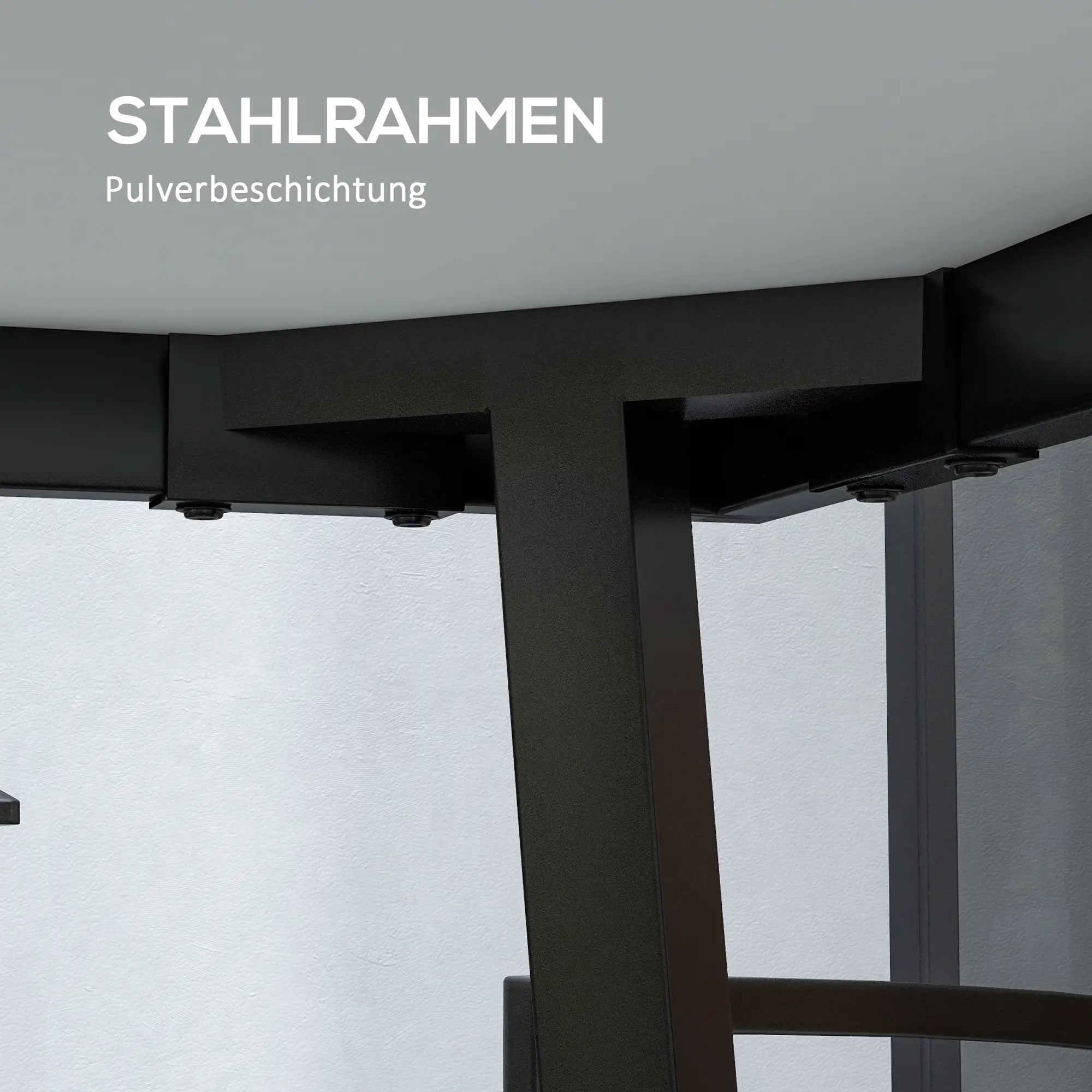 Gartentisch 145x85?cm für 6 Personen, Holzoptik Grau