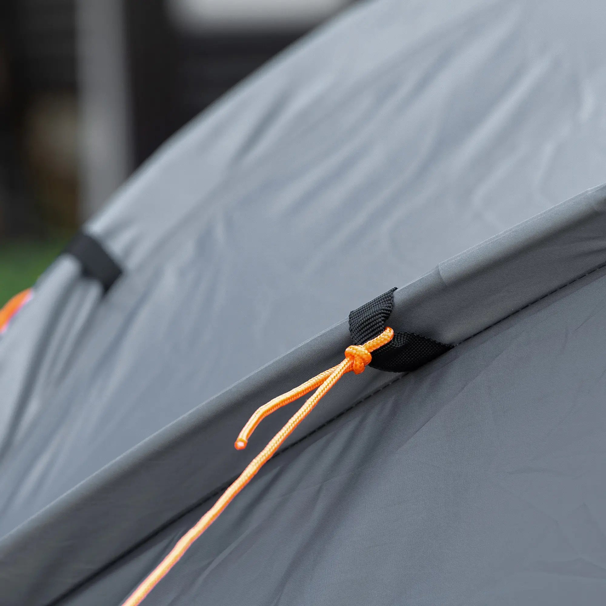 Outsunny Campingbett mit Zelt & Luftmatratze für 2 Personen, 200×146×159?cm, Grau