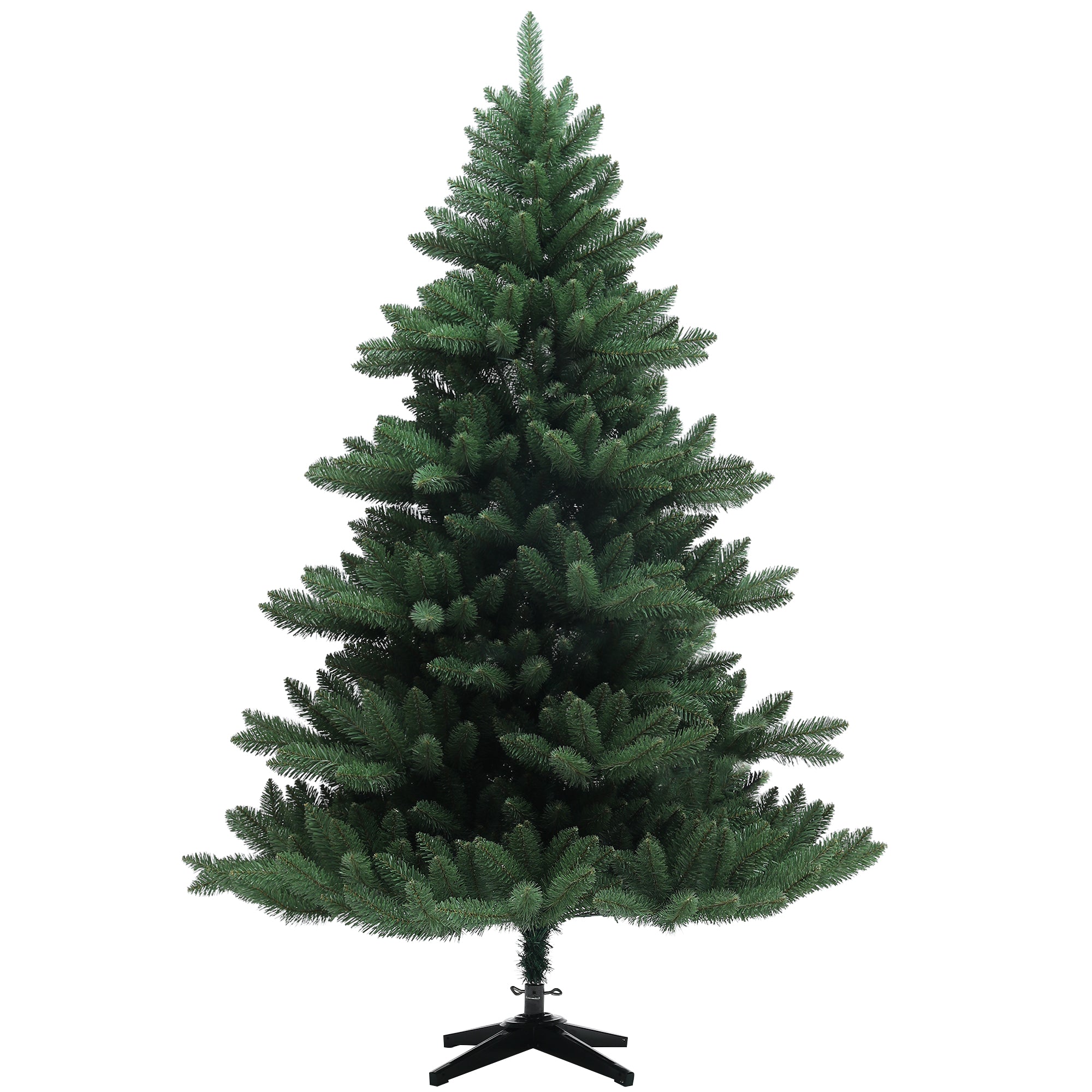 HOMCOM Weihnachtsbaum, Nordmanntanne, naturgetreu, breit & üppig, 180 x ?120 cm, Grün