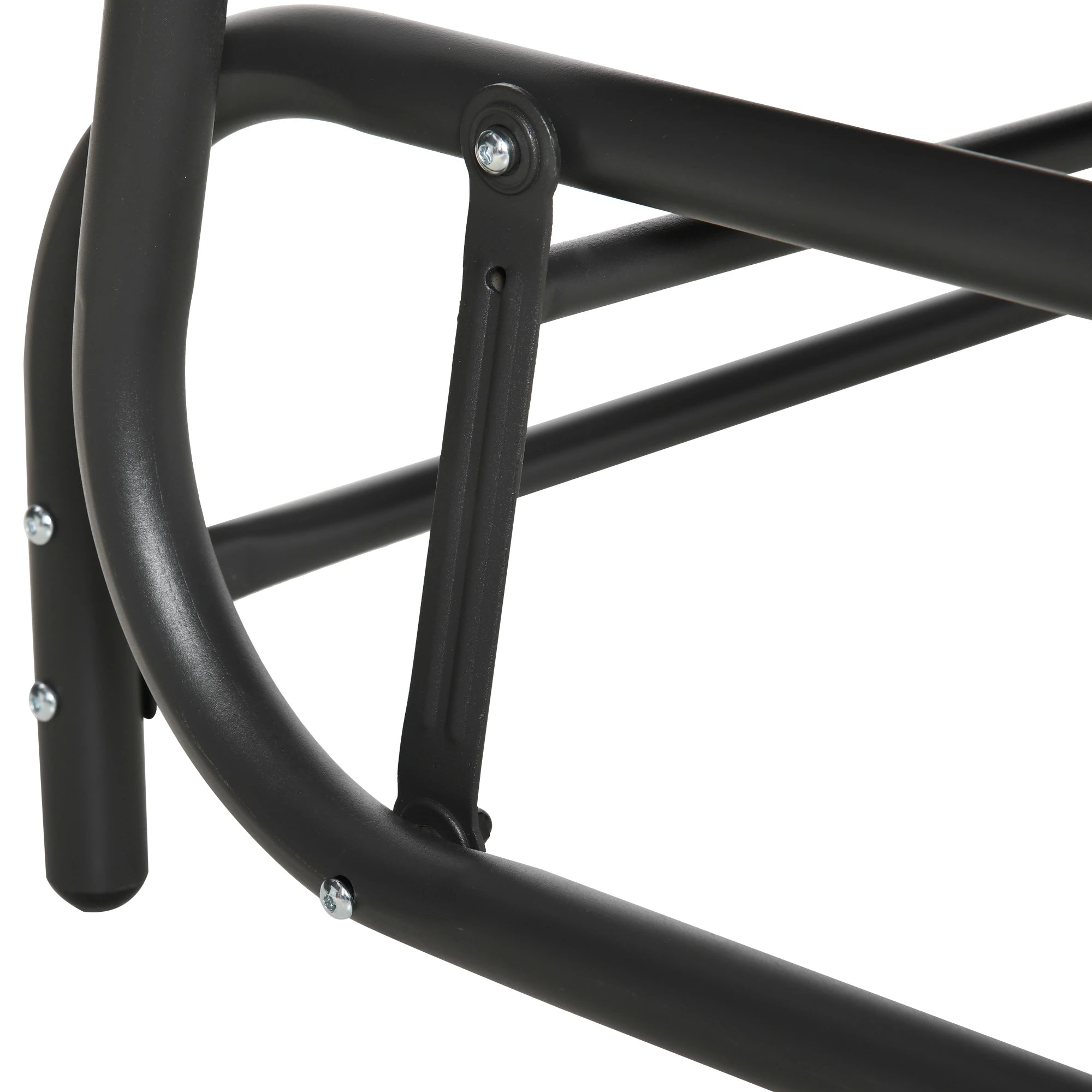 Outsunny Polyrattan Schaukelbank 2-Sitzer Braun