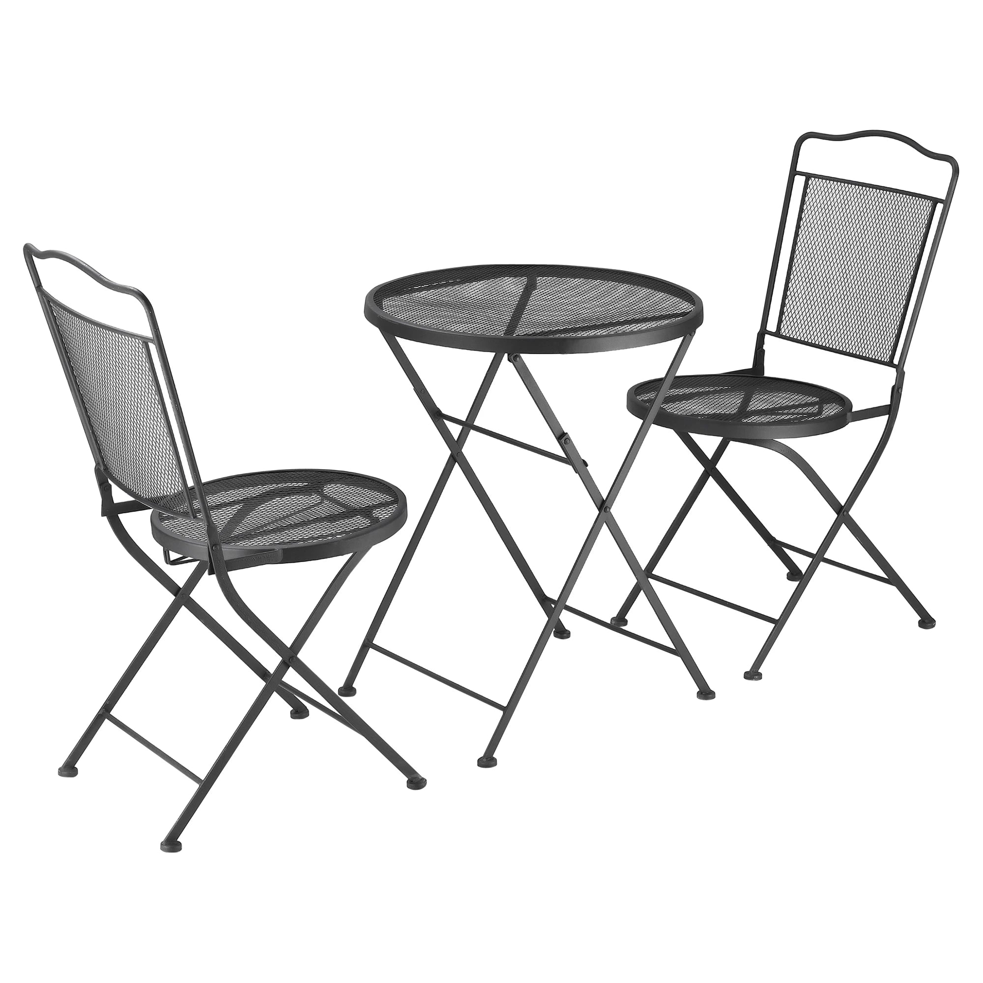 Outsunny Gartenmöbelset 3-teilig faltbar Balkonset Outdoor
