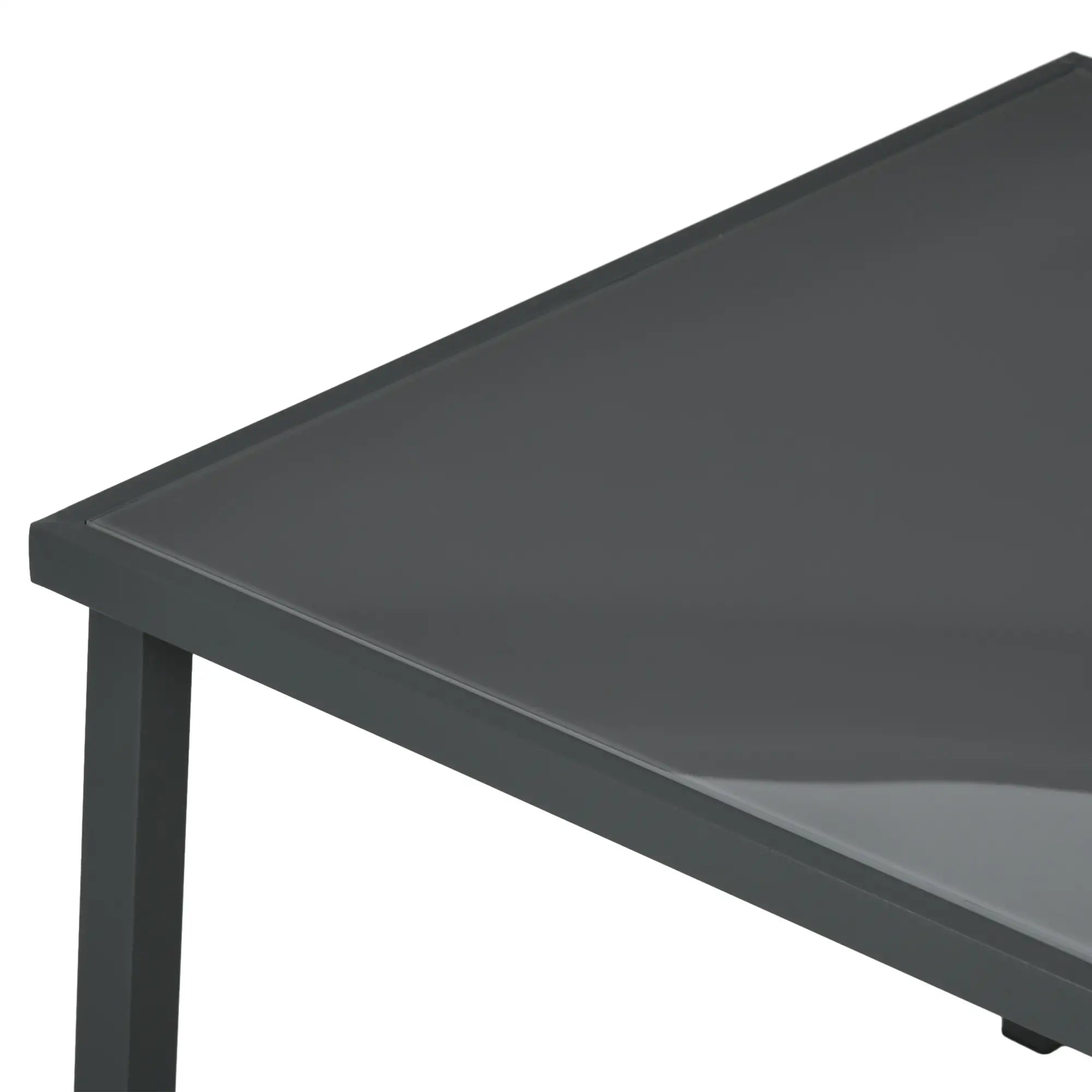 Outsunny Gartenmöbelset 5-tlg. klappbar verstellbar Aluminium