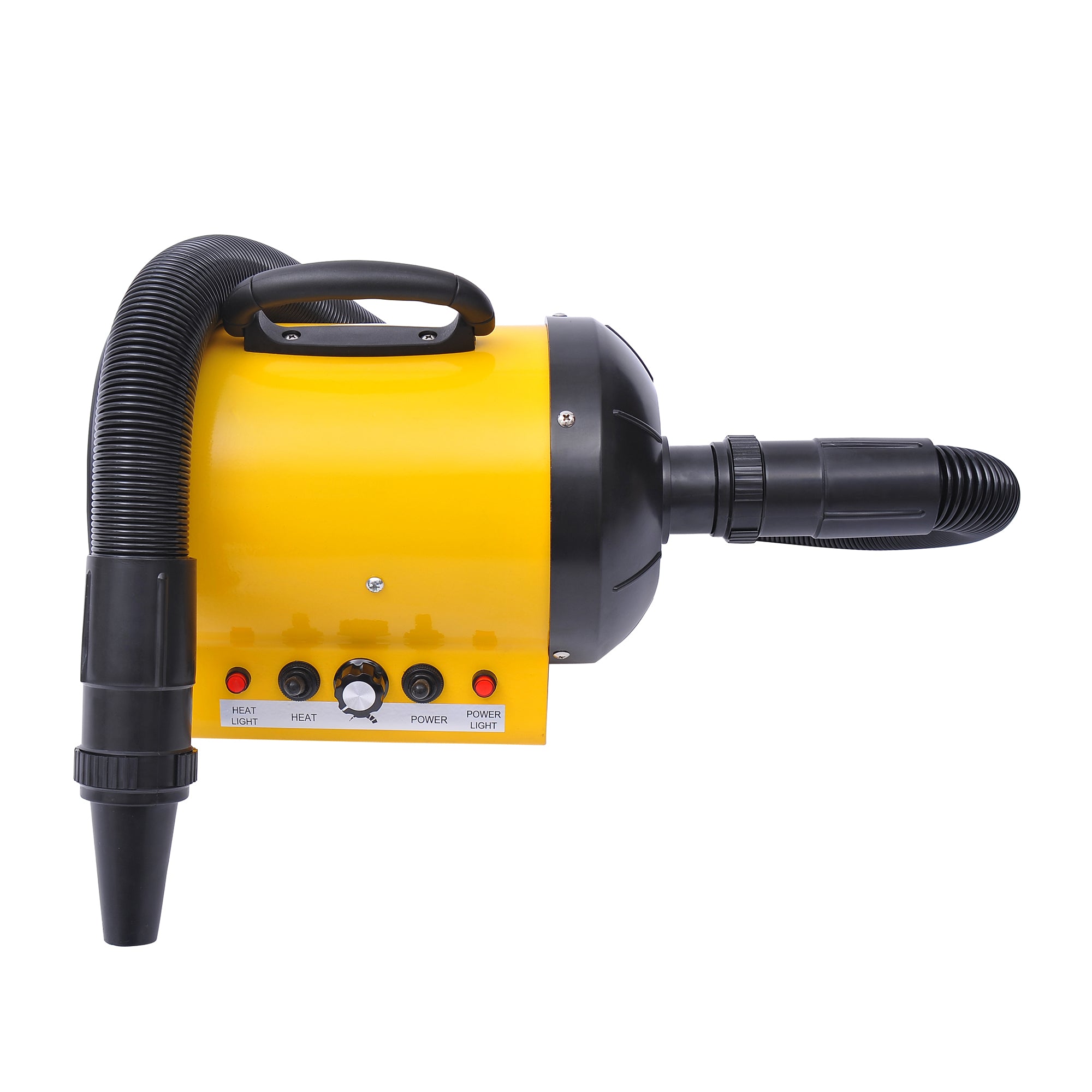 PawHut Profi Hundefön Tierfön Pet Dryer Flüsterfön Hundetrockner 2800W Metall Gelb 40 x 16 x 20 cm
