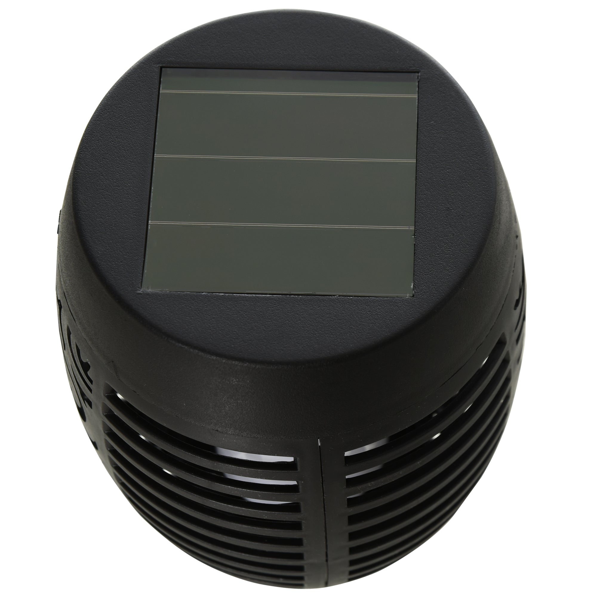 Outsunny Gartenbeleuchtung 4 Stück Solar LED Warmweiß Gartenstrahler mit Erdspieß Stecker IP44 Wasserdichter Gartenleuchte Solar Gartenlampe für Draußen Garten Rasen, Hof