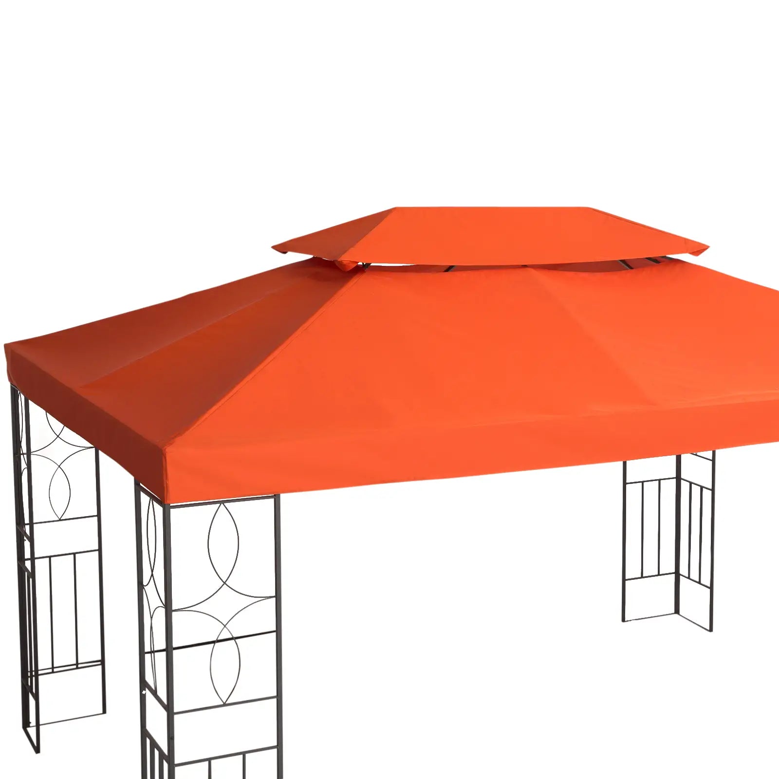 Outsunny Ersatzdach für Gartenpavillons 3x4m Polyester Kaffee