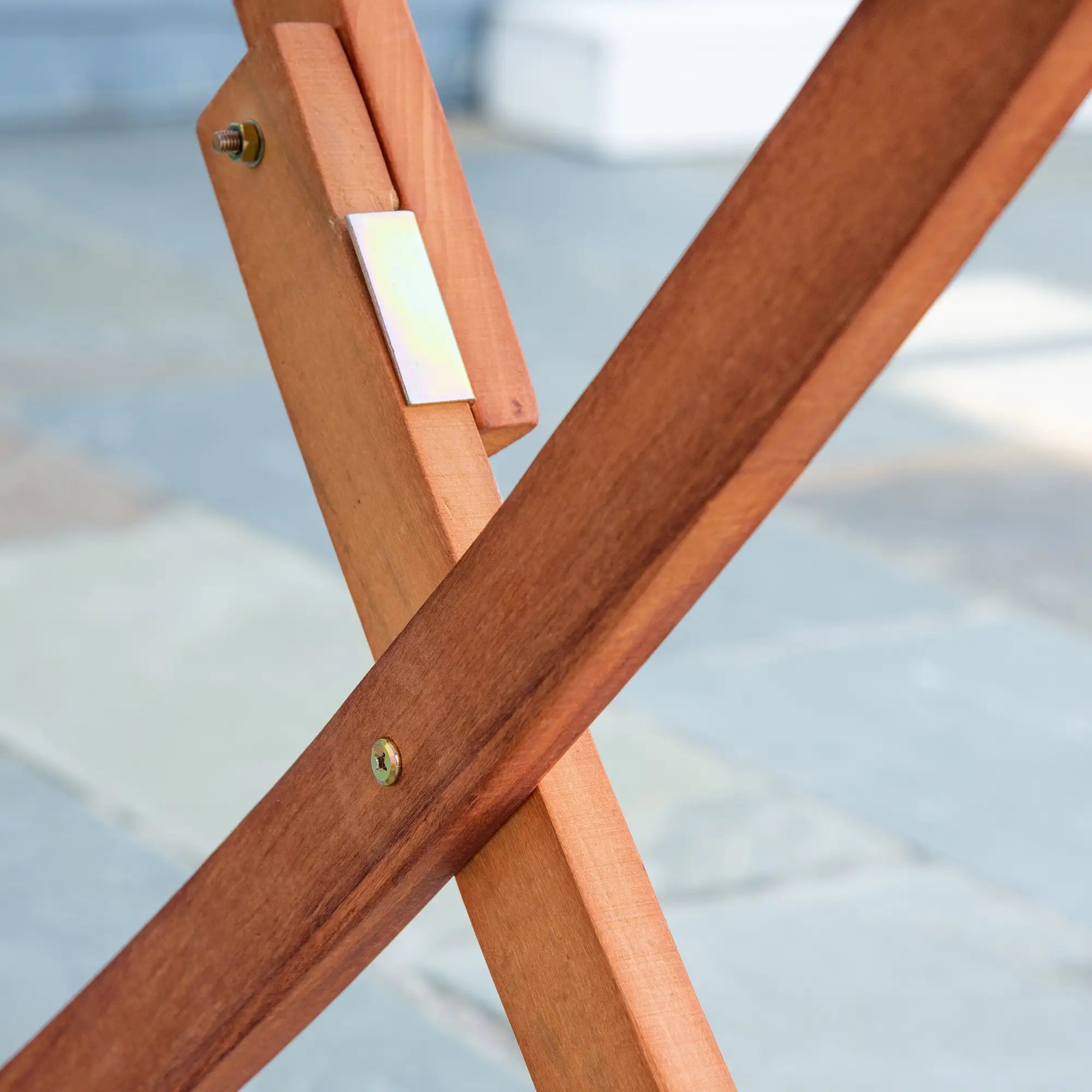 Outsunny Gartenmöbelset 5-tlg. klappbar hoher Sitzkomfort Pappelholz Teak