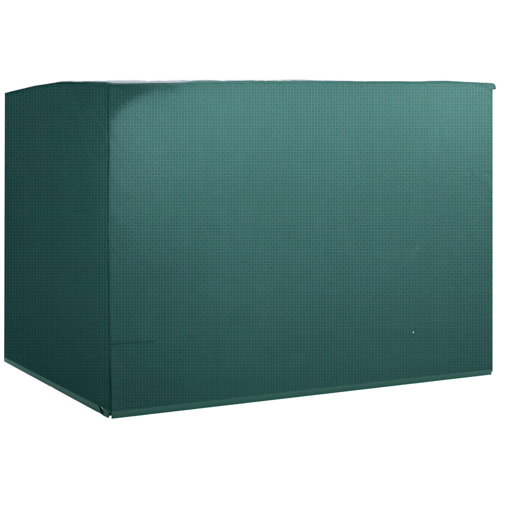 Outsunny Hollywoodschaukel Abdeckung 3 Sitzer, Wasserdicht Winterfest Schutzhülle für Gartenschaukel, Winddicht UV-Beständig Abdeckplane für Gartenmöbel, Hängesessel, 215 x 155 x 150 cm Grün