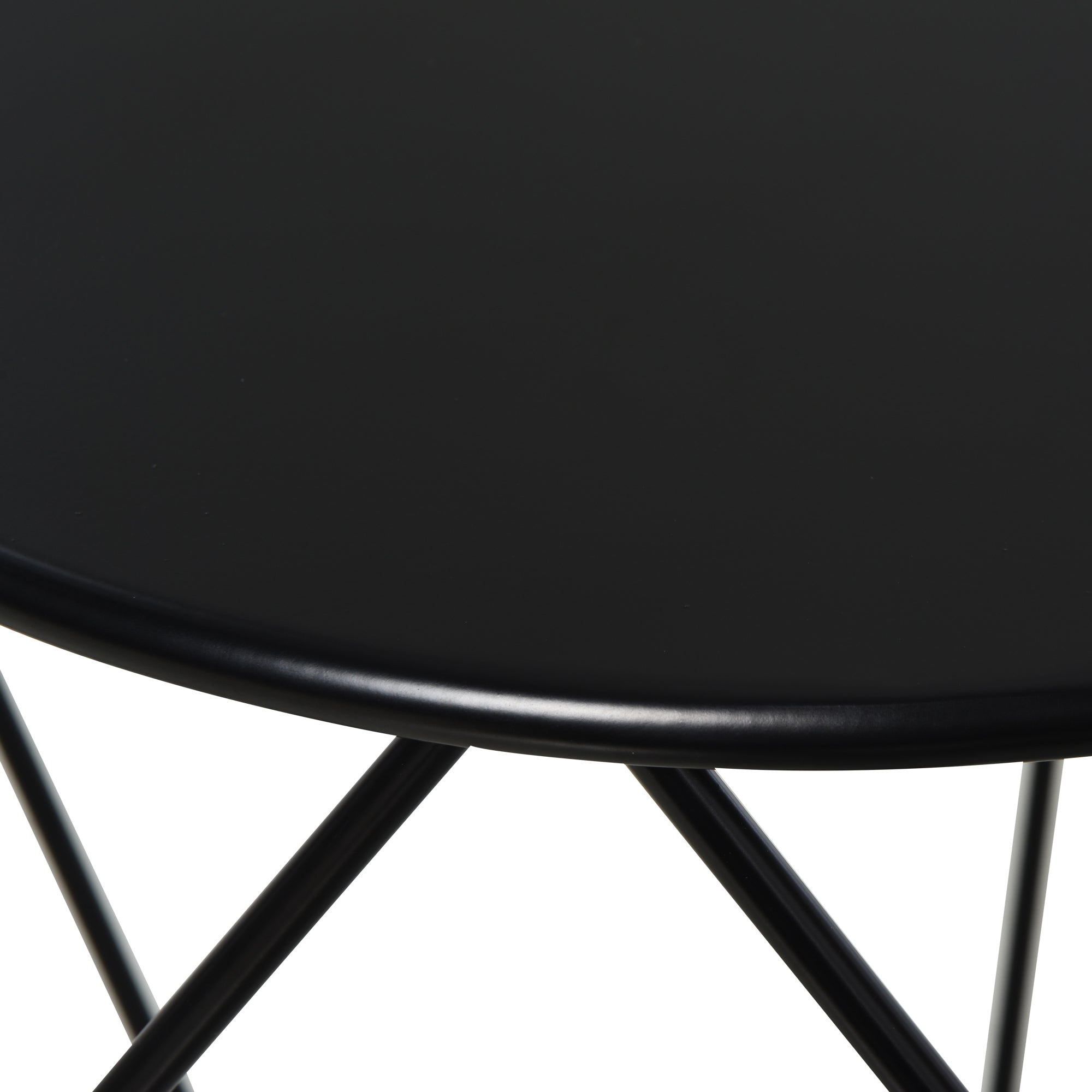 HOMCOM Couchtisch im Industrie-Design, Couchtisch, Metalltisch, Schwarz
