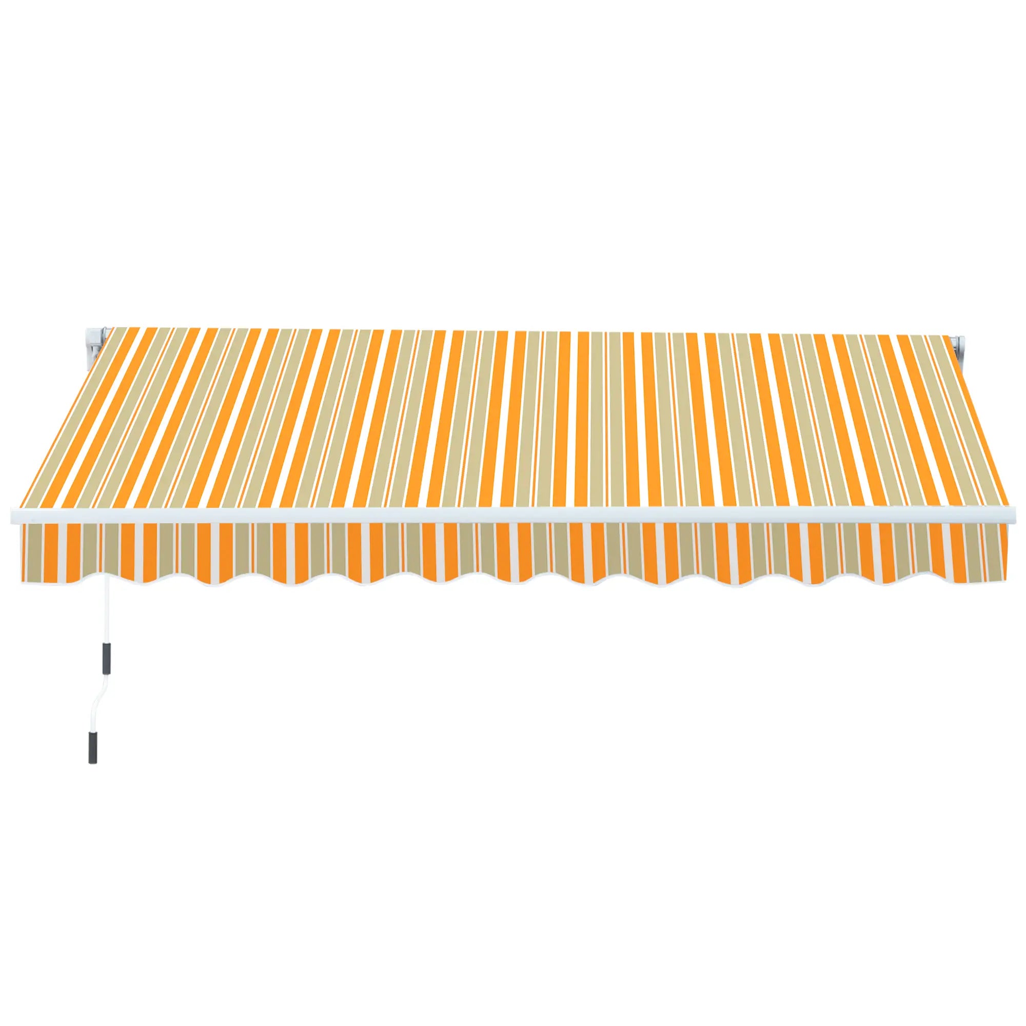 Outsunny Gelenkarmmarkise Balkon Terrasse UV50+ wasserabweisend