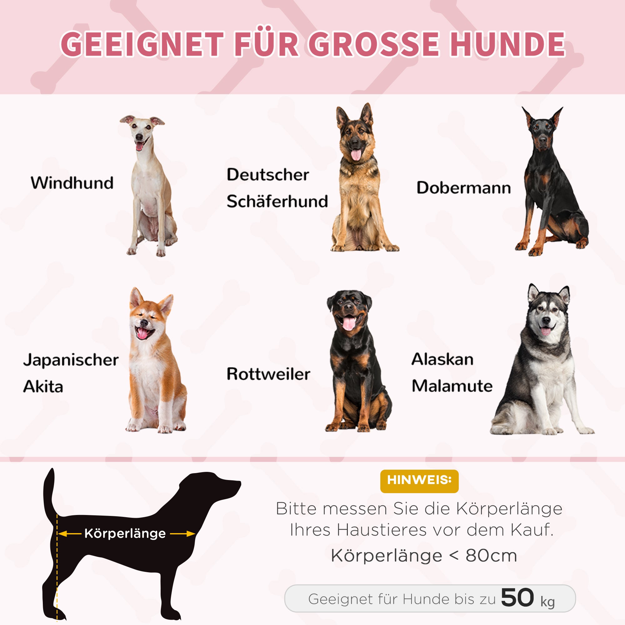 PawHut Hundebett, faltbar, Outdoor-Hundebett, erhöhter Stand, 122 cm x 92 cm x 23 cm, Rot + Schwarz