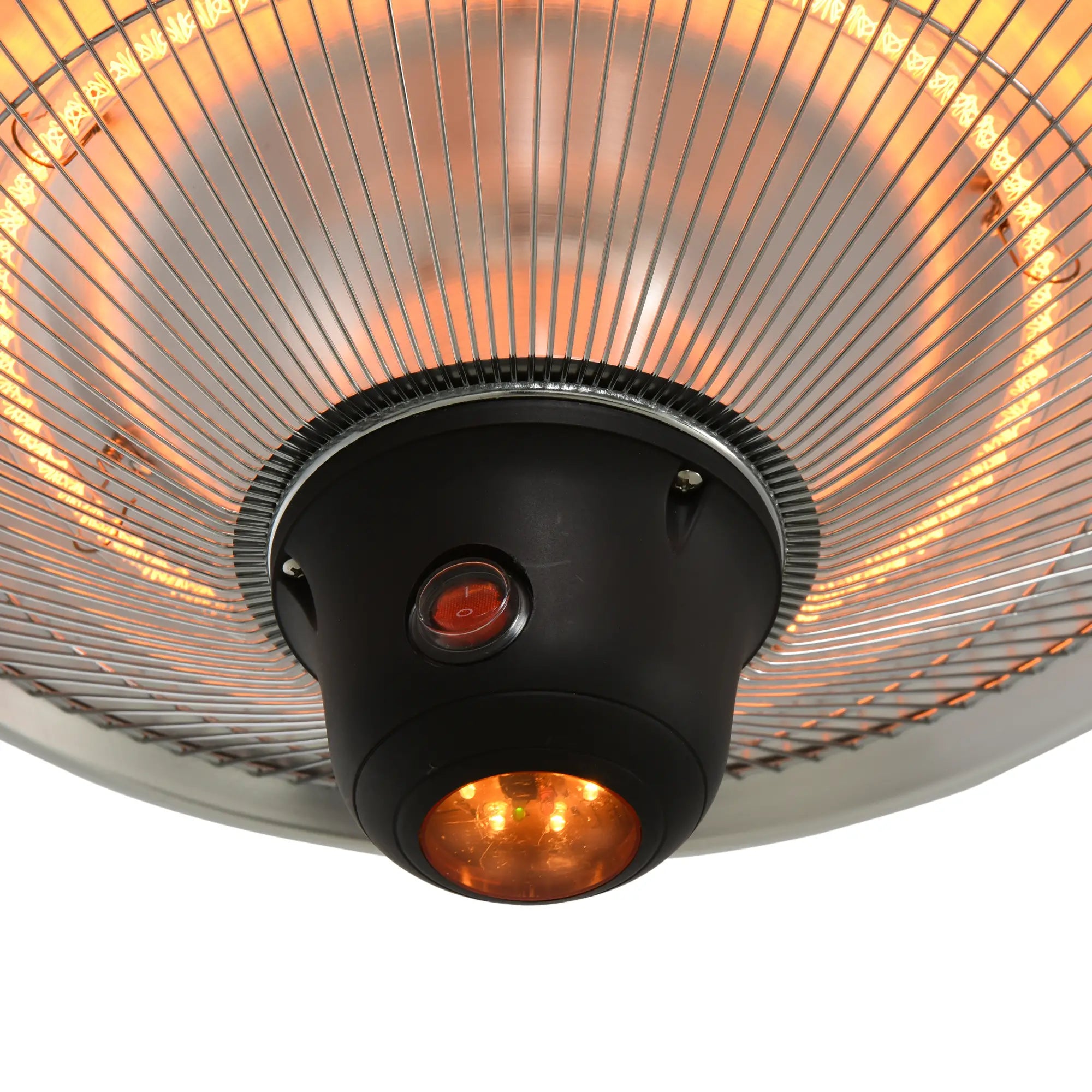Outsunny Deckenheizstrahler 1500W mit LED & Fernbedienung