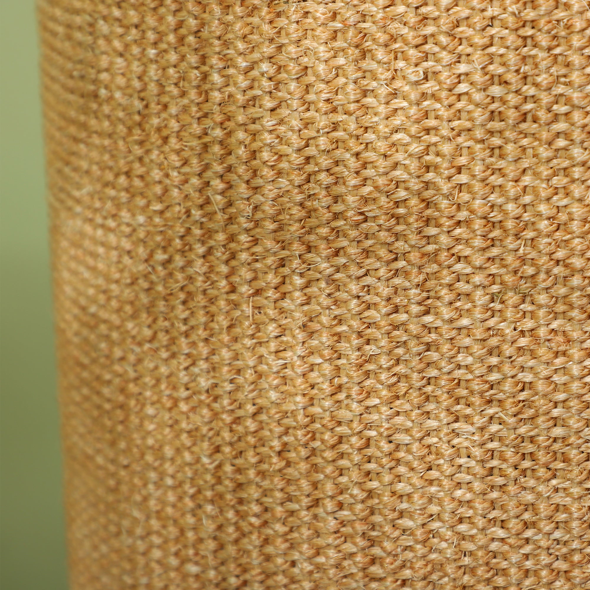 PawHut Katzenbaum mit viel Platz, Plüschbezug, Sisal-Oberfläche, Φ35 x 60H cm, Braun-Beige, 10 kg
