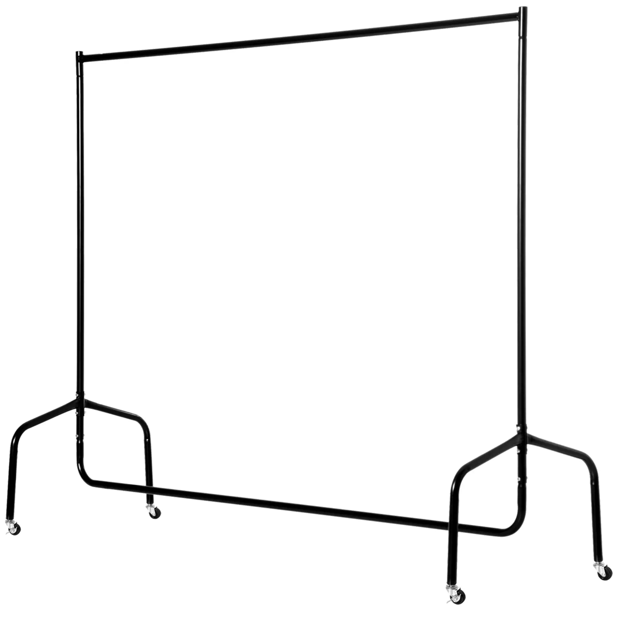 HOMCOM Kleiderständer Kleiderwagen Wäscheständer Rollgarderobe Garderobenständer (150 x 60 x 170 cm)